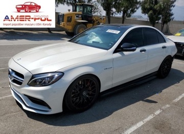 Mercedes Klasa C W205 2015 Mercedes-Benz Klasa C 63 AMG-S 2015 4.0l 4.0 Benzyna 503KM