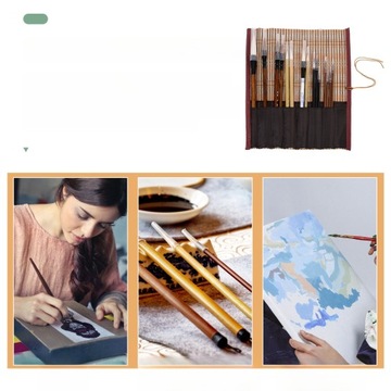 ZESTAW PĘDZLI FARBY MISS CHILD 15 SZT