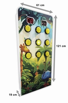 Рефлексометр, игра для игровой комнаты, рефлексная игра (цветной шпон)