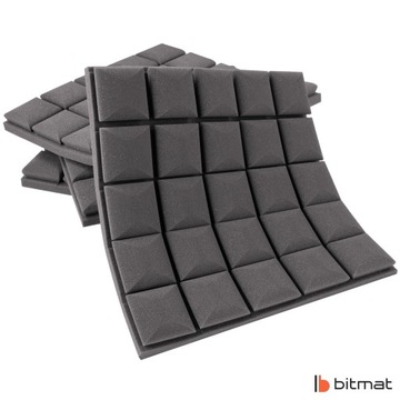 FOAM ACOUSTIC MAT, 4м2, выпуклый поролон для гостиной