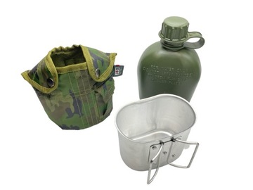 JB Tacticals Manierka Wojskowa 1L z Kubkiem BIDON