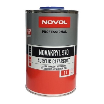 NOVOL-NOVAKRYL 570 LAKIER BEZBARWNY 1L BEZ UTWARDZ