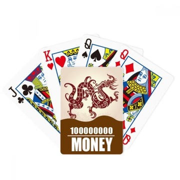poker Zabawna Chiński portret karty zwierzęcy
