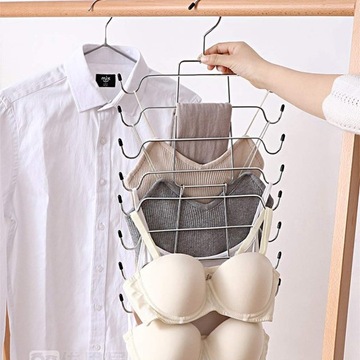 МНОГОСЛОЙНЫЕ ВЕШАЛКИ ДЛЯ ОДЕЖДЫ, 2 ШТ. СКЛАДНОЙ ОРГАНАЙЗЕР ДЛЯ ГАЛСТУКОВ