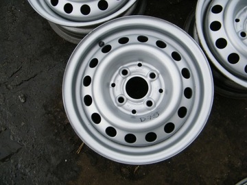 4× DISK OCELOVÝ VOLKSWAGEN OE POLO 5.0" X 13" 4X100 ET 38