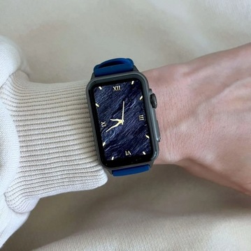 Умные часы Rubicon Mini, темно-синий ремешок с функцией разговора