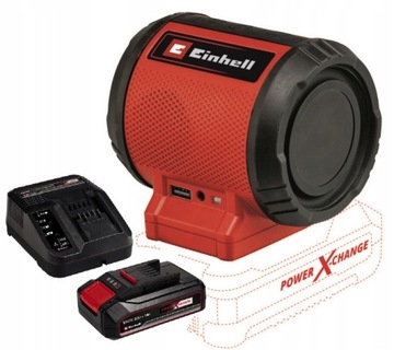 EINHELL TC-SR 18Li GŁOŚNIK BEZPRZEWODOWY 2,5AH AKU
