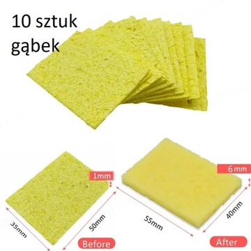 Подставка для паяльника + 10 ГУБОК для чистки жала.