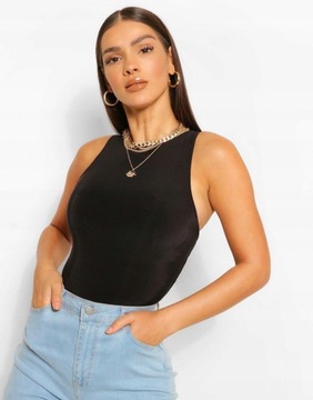 BOOHOO BODY CZARNE KLASYCZNE BASIC 42 XL 1AAM
