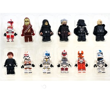 БЛОКИ миниФИГУРЫ ЗВЕЗДНЫЕ ВОЙНЫ Вейдер 12 штук МИНИФИГУРЫ + АКСЕССУАРЫ