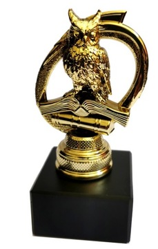 FIGURKA Statuetka SZKOŁA WIEDZA SOWA grawer