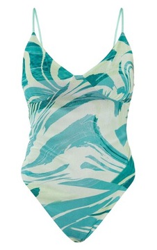 PRETTYLITTLETHING БОДИ ИЗ СЕТКИ 1OQ С ЛЕМНЯМИ M