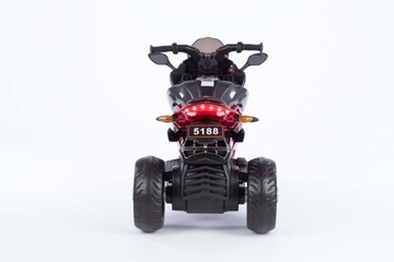 Motor na akumulator 3-6 lat 12V koła EVA mp3 LED skóra + TABLICE IMIENNE