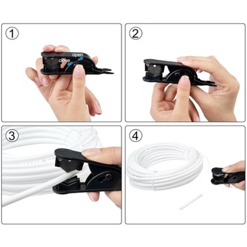 КОМПЛЕКТ ШЛАНГОВ ДЛЯ ПОДКЛЮЧЕНИЯ 1/4 ВПУСКНОЙ ТРУБЫ ВОДЫ К ВОДЯНОМУ ФИЛЬТРУ ХОЛОДИЛЬНИКА