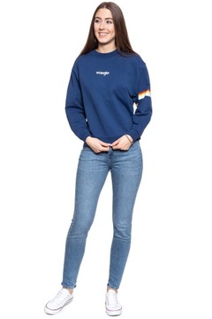 WRANGLER 80´S RETRO DAMSKA BLUZA KLASYCZNA LOGO S