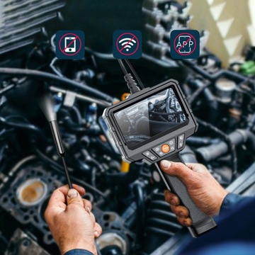 КАМЕРА ДЛЯ ПРОВЕРКИ МАСТЕРСКОЙ ЭНДОСКОП IP67 ДЛЯ ТРУБ 10м 8LED 8мм IP67 4,3''