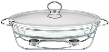 AMBITION NACZYNIE ŻAROODPORNE Z PODGRZEWACZEM HELIOS 3 L + 10 x TEALIGHTS