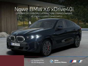 BMW X6 G06 2025 BMW X6 xDrive40i 381 KM mHEV - Pakiet M Pro - Kamera 360 - HarmanKardon
