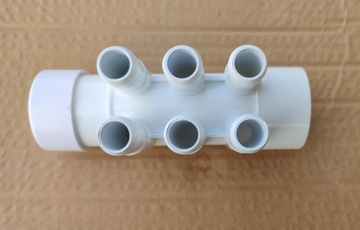 Kolektor PVC na 6 dysz wodnych do balii ogrodowej jacuzzi beczki hydromasaż