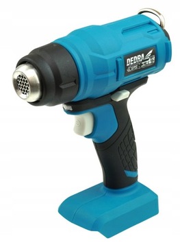 ТЕПЛОВАЯ ПИСТОЛЕТКА АККУМУЛЯТОРНАЯ DEDRA 550°C 18В +3 НАСАДКИ