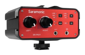 Двухканальный активный аудиоадаптер Saramonic SRPAX1
