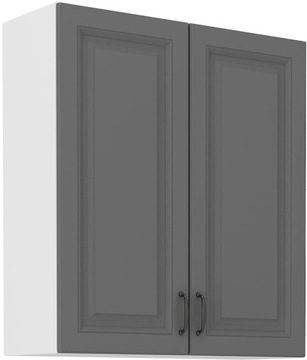 SZAFKA KUCHENNA GÓRNA 80X90 STILO SZARY BIAŁY