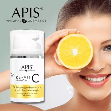 Apis RE-VIT Ночной крем с ретинолом и витамином С для обесцвечивания