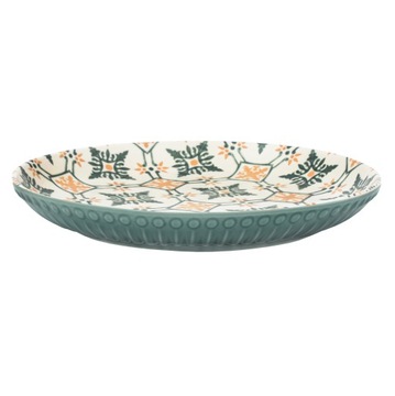 Talerz Obiadowy Duży Płytki 26 cm Ceramiczny Casablanca Ocean