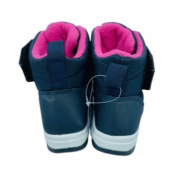 СНЕЖНЫЕ БОТИНКИ AXIM HIGH-TIME ЗИМНИЕ БОТИНКИ ТЕМНО-СИНИЙ-РОЗОВЫЙ R 25