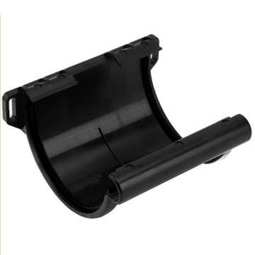 Łącznik rynny Galeco PVC 130 czarny