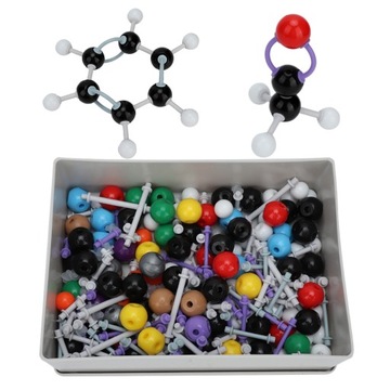 ZESTAW MODELI MOLEKULARNYCH CHEMII DLA STUDENTÓW 267 SZT.