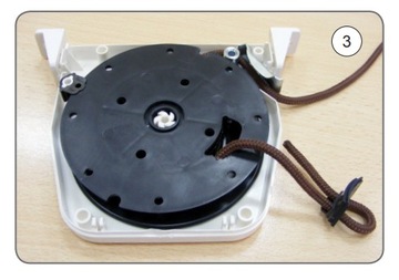 Втягивающее устройство ALUPROF для наружных рулонных штор со шнуром