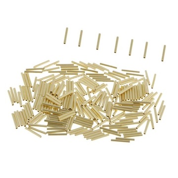 200 Pieces Copper Single Barrel Crimp Sleeves