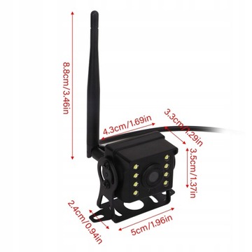 Беспроводная WIFI камера заднего вида от 12 В до 24 В