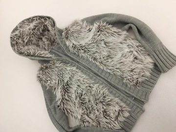MATALAN szare FUTERKO rękawy sweterkowe WYGODNE _ 42