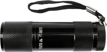 LATARKA ALUMINIOWA, 9 LED, CZARNA YT-08570 YATO