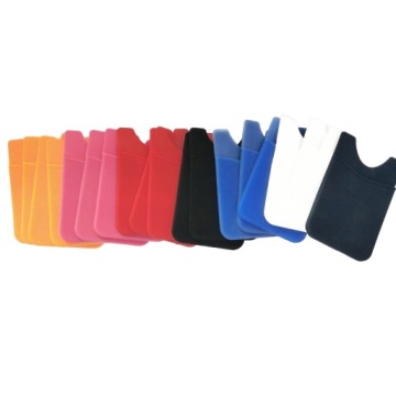 Чехол-самоклейка, визитница на заднюю часть телефона - черный