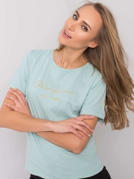 Klasyczny T-SHIRT damski koszulka bawełniana - XL