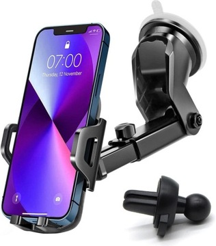 UCHWYT DO SAMOCHODU NA TELEFON SZYBĘ DESKĘ KOKPIT KRATKĘ SAMOCHODOWY MOCNY