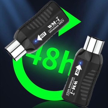 Nadajnik i odbiornik audio Wielofunkcyjny Łatwy w użyciu Podłącz i graj Stereo MIDI