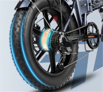 20-дюймовый электровелосипед 25 км/ч 120 км ENGWE EP-2-PRO