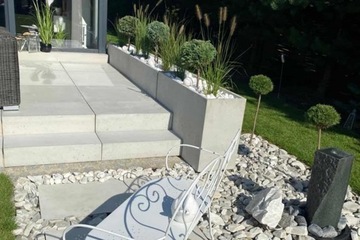 Stopień Zewnętrzny Betonowy