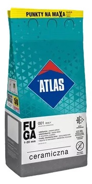 Fuga Ceramiczna 001 Biały 5kg Atlas