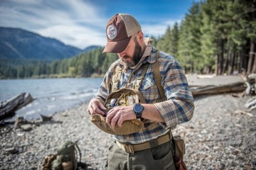 Нагрудный рюкзак Helikon Numbat Черный/Тень Серый