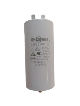Kondensator rozruchowy 35uf/450V do silników jednofazowych z konektorami