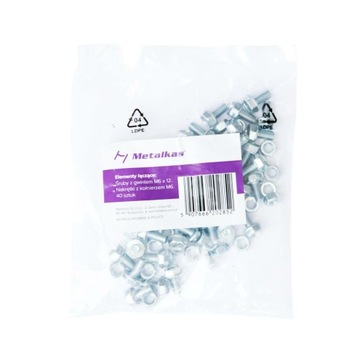 Zestaw śrub do systemu regałowego Metalkas