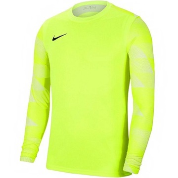 Bluza bramkarska dla dzieci nike dry park iv jsy ls gk junior limonkowa cj6