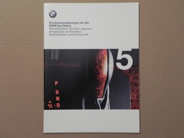 Prospekt - BMW 5 E39 - WYPOSAŻENIE - 2000 r