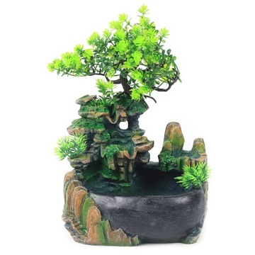 Skalny wodospad z atomizerem ledowe 28*20*15 cm