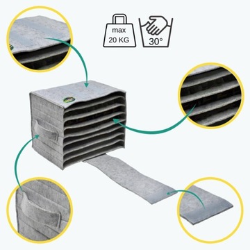 Пластинчатый органайзер для кемпера, прицепа для яхты – PLATE/GRABBLE (темный)